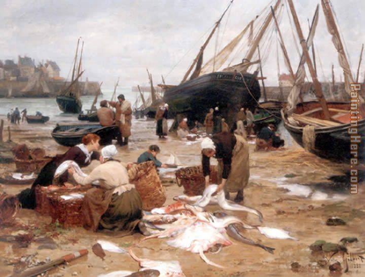 Victor Gabriel Gilbert Sorting the Fish